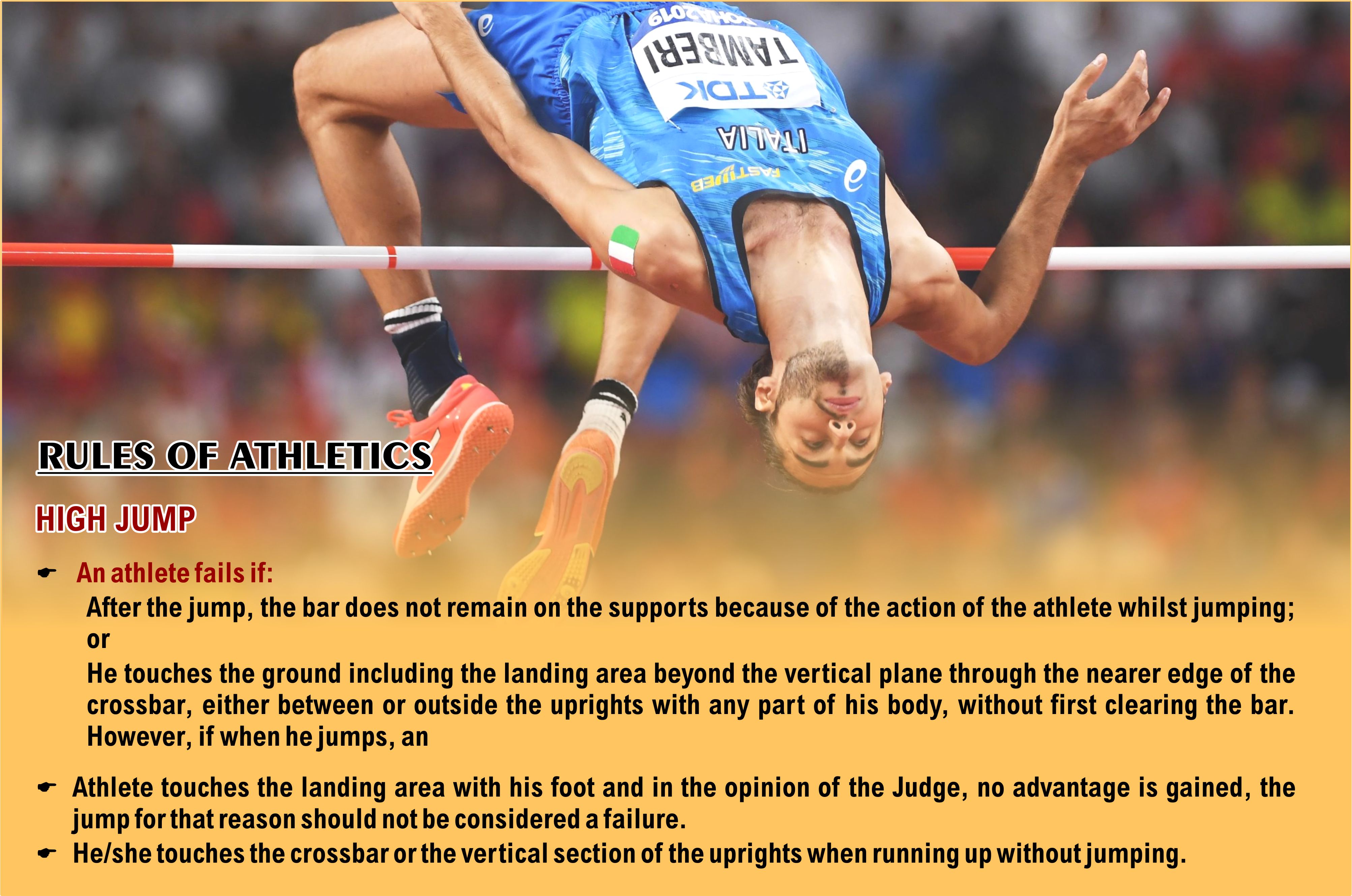 High jump rules and regulations