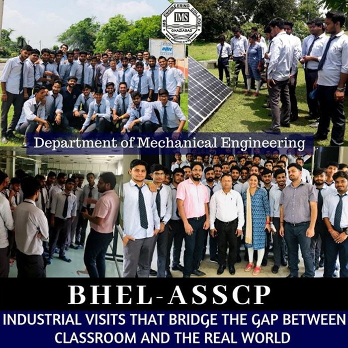 The students of Mechanical Final year visited BHEL