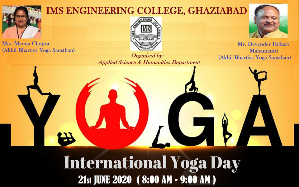 The department prolifically organized Virtual International Yoga Day on 21st June 2020. 