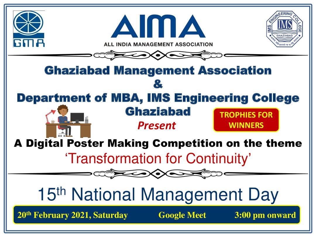 Celebration of 15th National Management Day