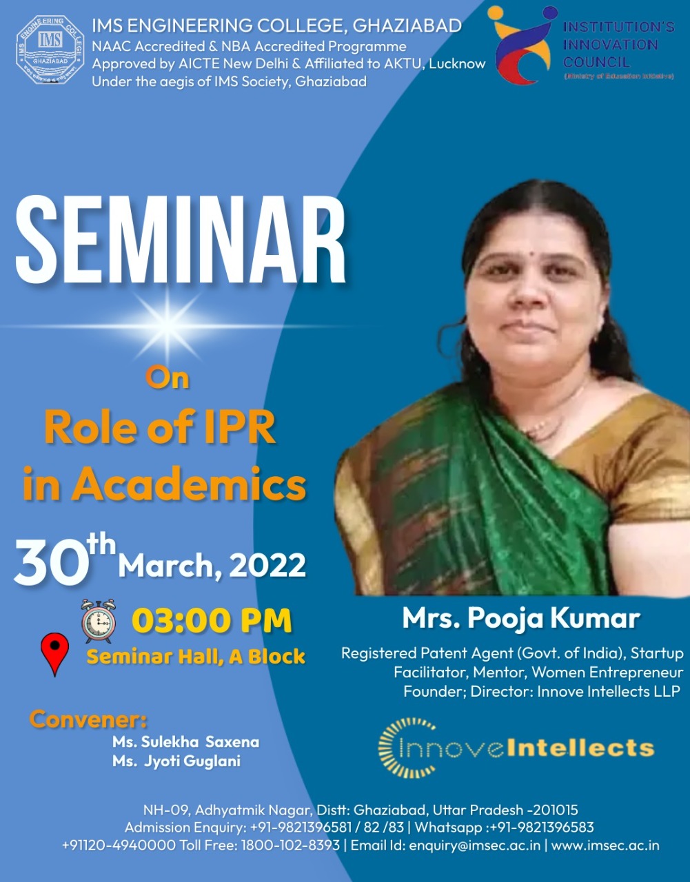 Seminar on the Role of IPR in Academics