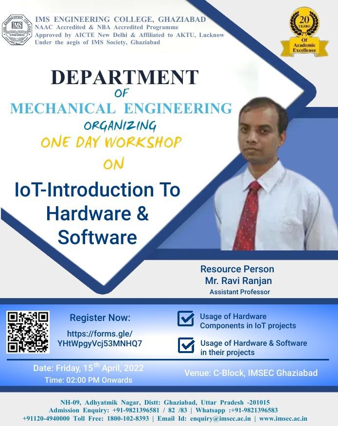 Workshop on IoT-introduction to hardware & software