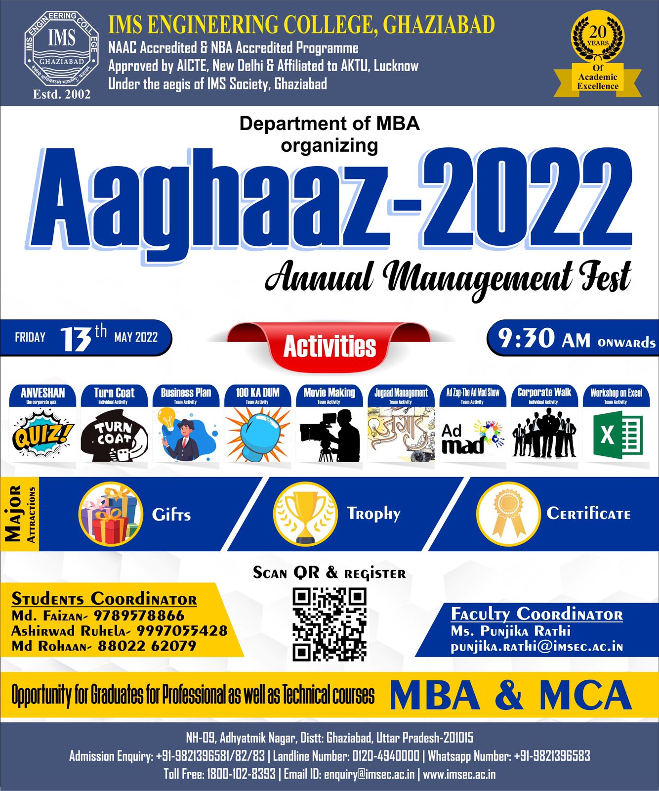 AAGHAAZ -one-day Inter College Management Extravaganza