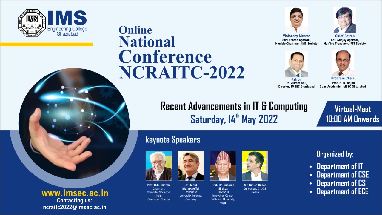 National Conference on Recents Advancements in IT & Computing