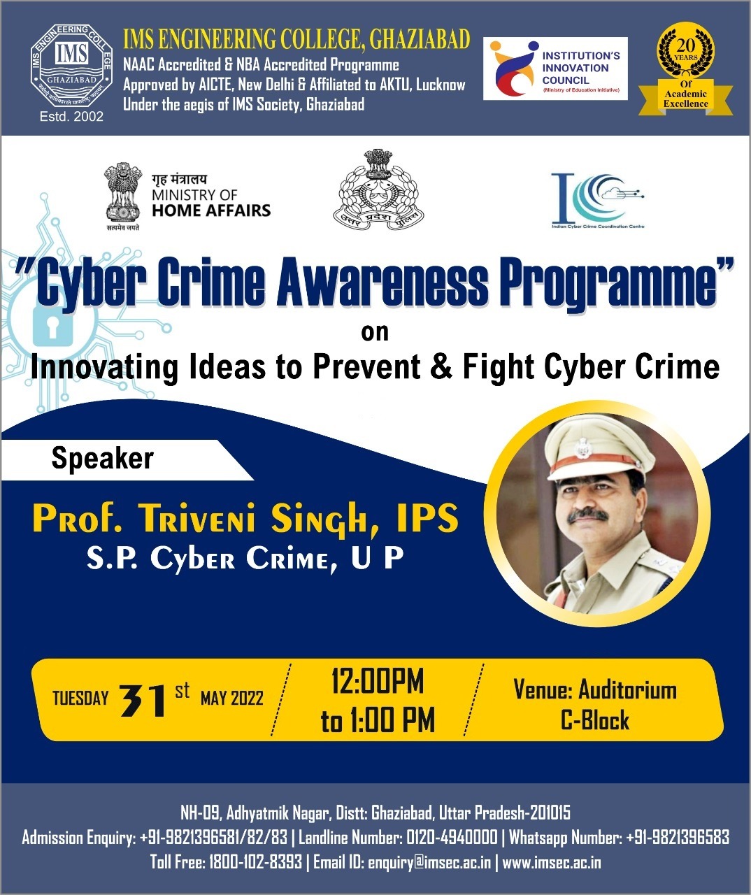 Cyber Crime Awareness Program on Innovating ideas to Prevent and Fight Cyber Crime
