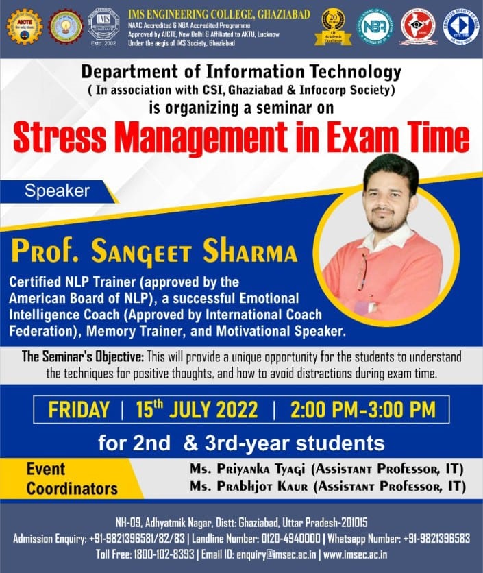 Stress Management in Exam Time