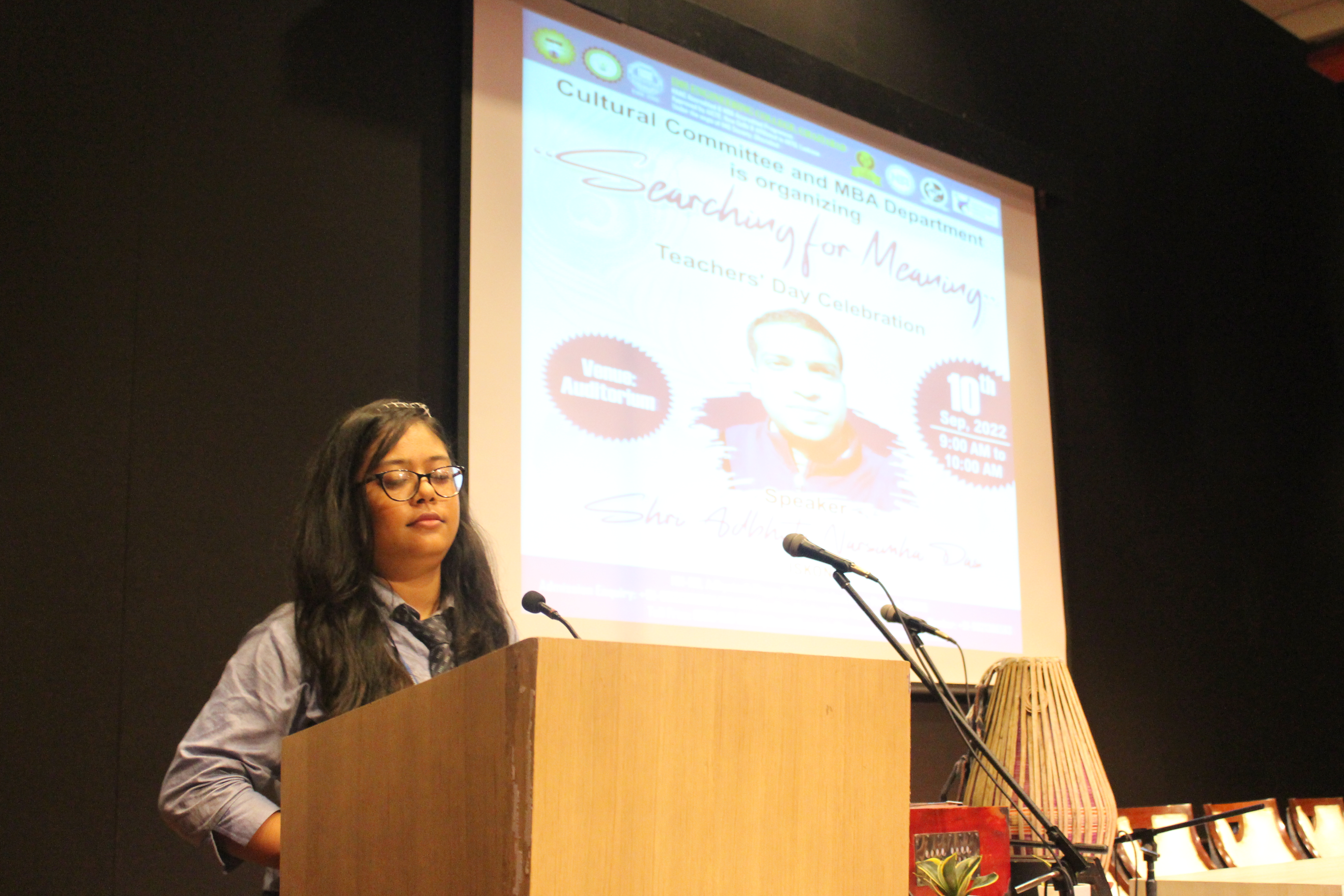 Shri Adbhuta Narsimha Das of ISKON for  a talk on Searching for Meaning
