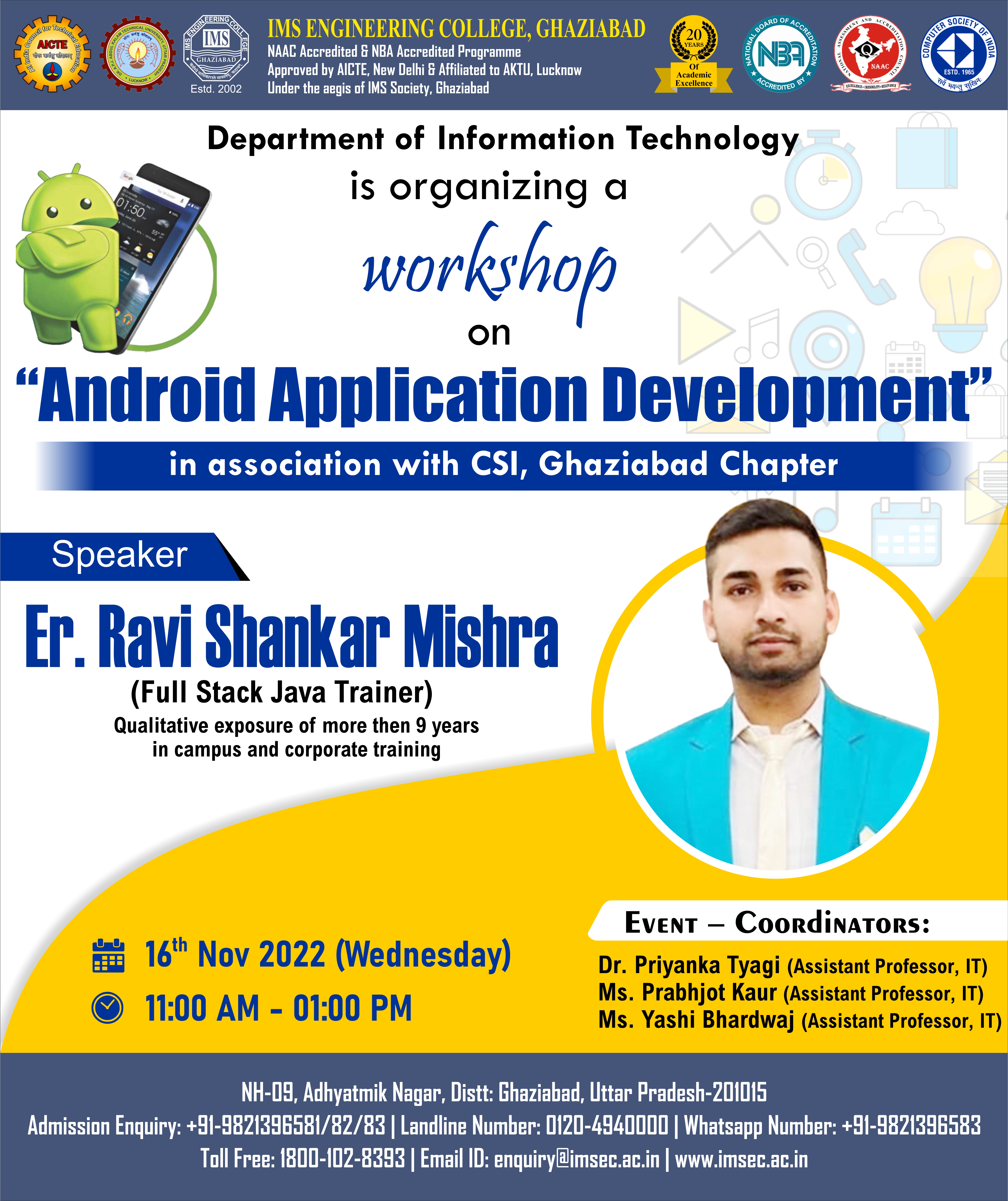 Workshop on Android Application Development