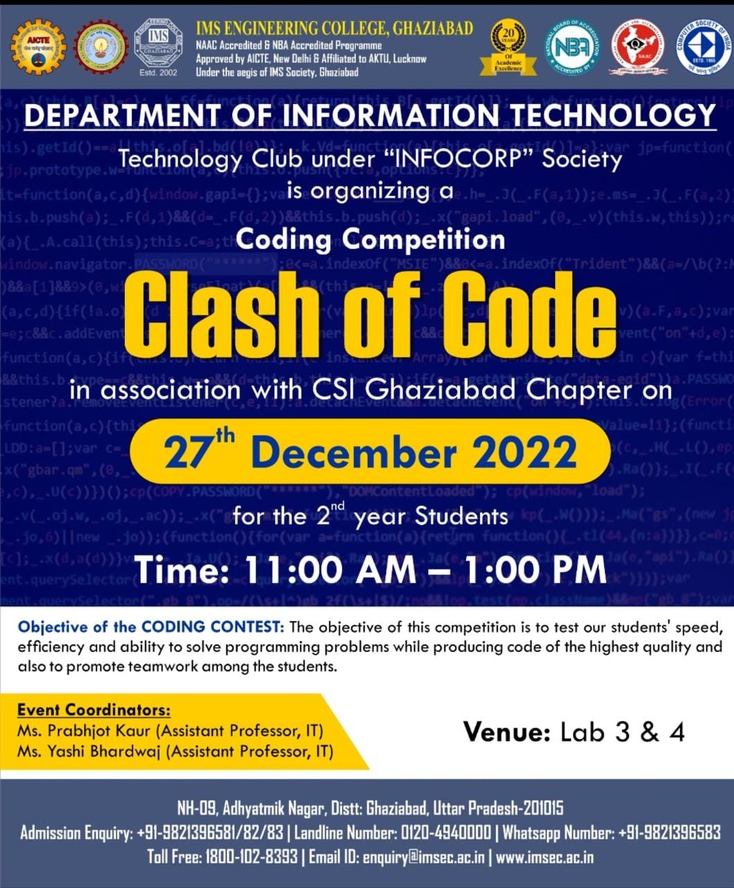 Clash of Code - A coding contest