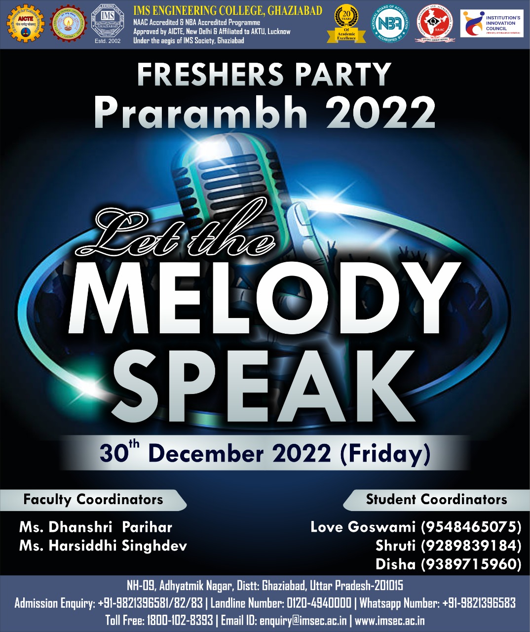 PRARAMBH-2022-Fresher Party 