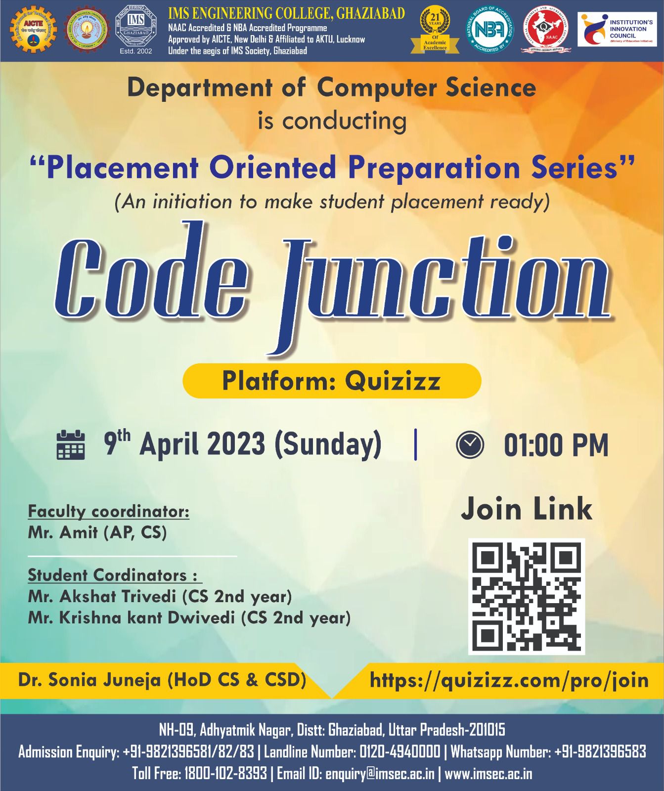Placement Oriented Preparation Series-An initiative to make students placement ready