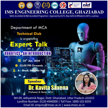 Expert Talk on Robotics