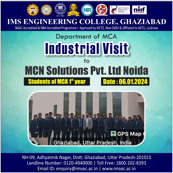 Indutrial Visit (MCN Solutions Pvt ltd)