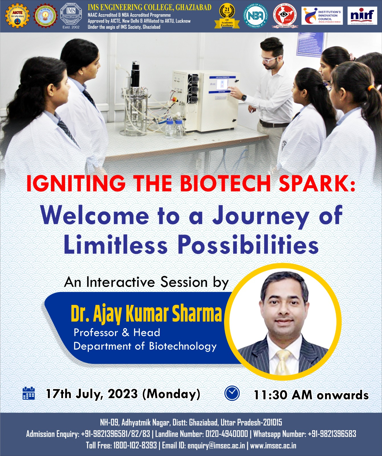 Expert talk on Igniting the Biotech Spark