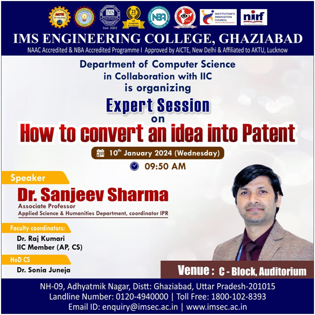 Expert Session on How to Convert an Idea into Patent