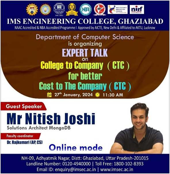 Expert Talk on College to Company for better Cost to The Company (CTC)