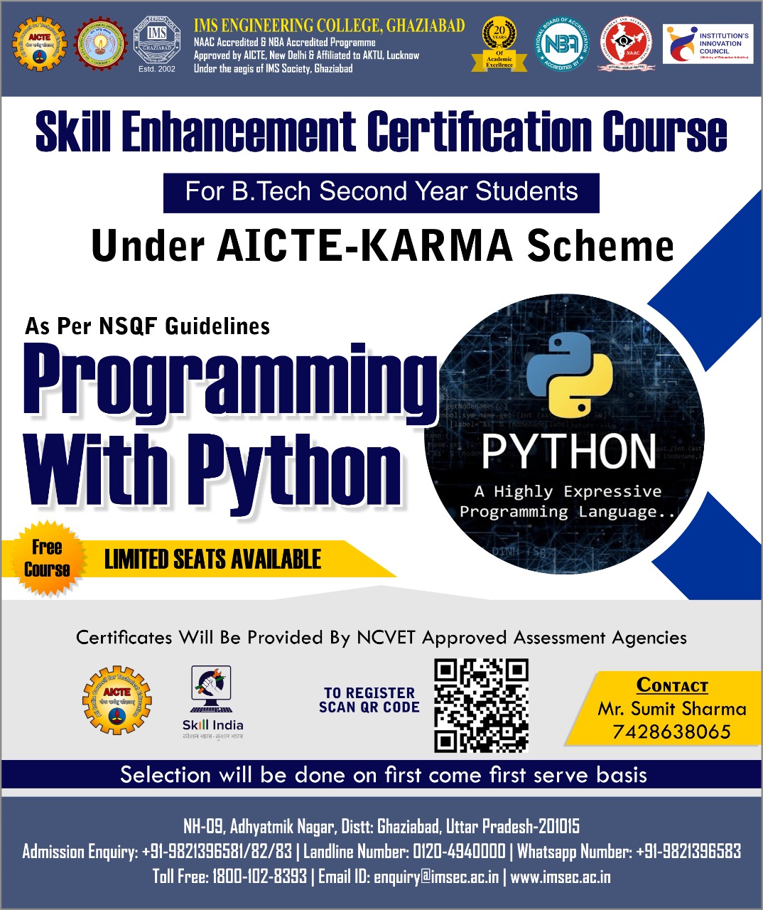 AICTE KARMA Scheme on Programming With Python