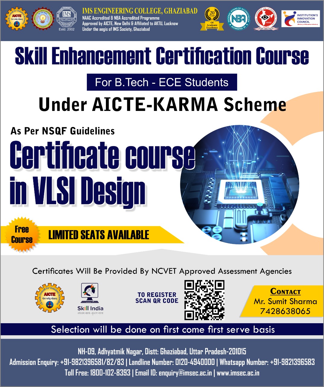 AICTE KARMA Scheme on Certificate course in VLSI Design