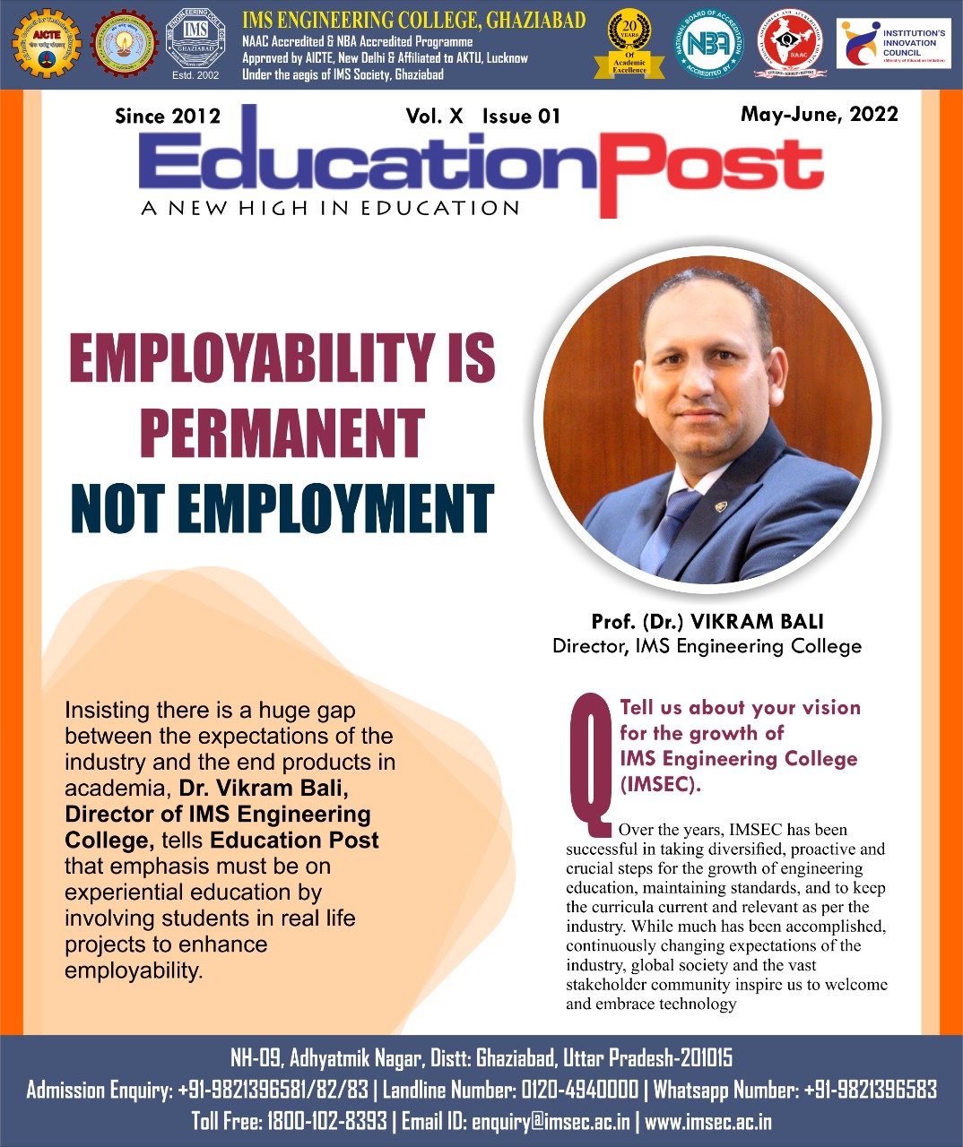 Employability is Permanent not Employment - Education Post-May-June-2012