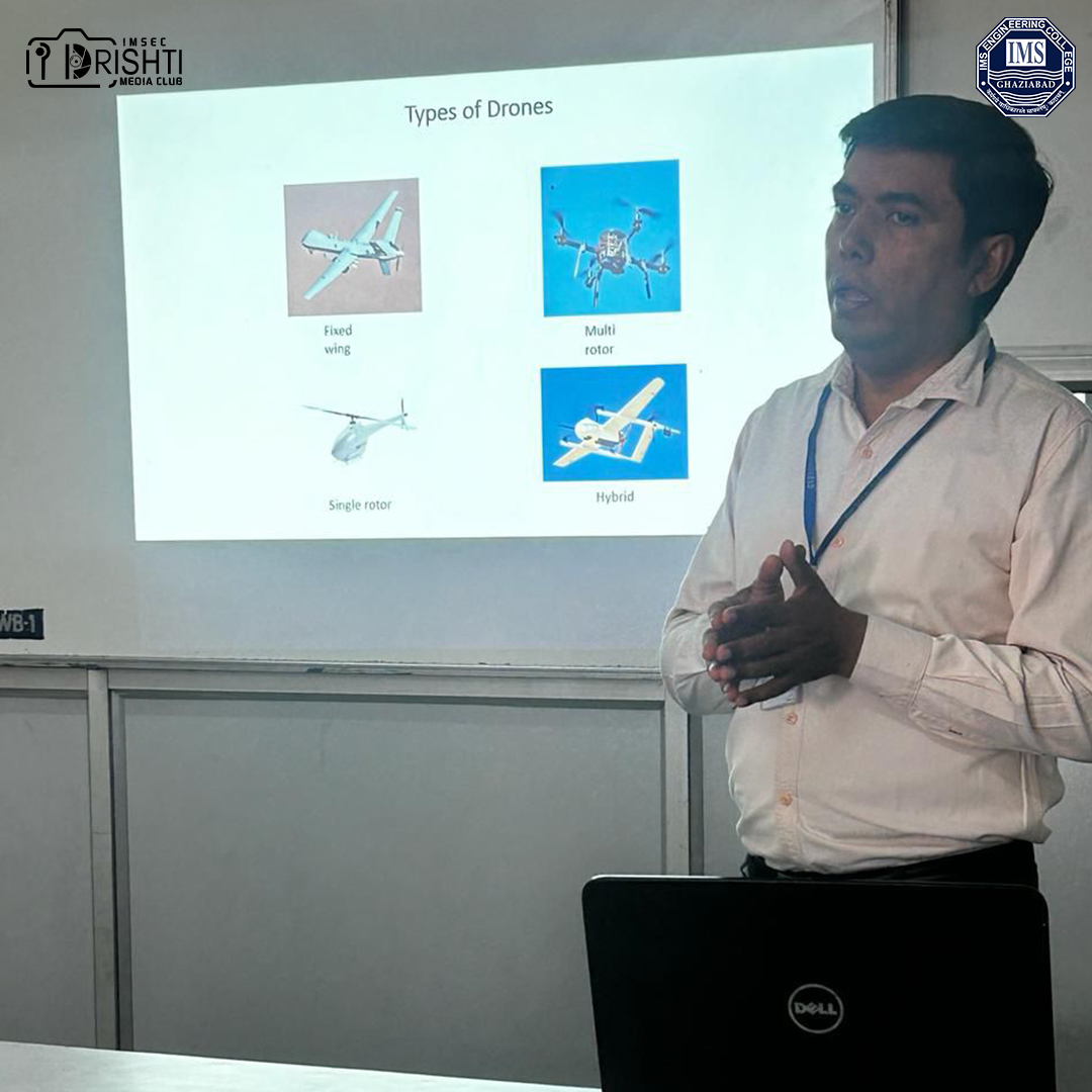 Workshop on Drone Assembly and Flying at IMSEC campus